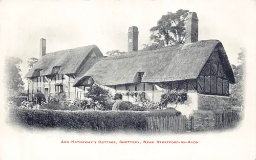 A921 England Ann Hathaway's Cottage Shottery bei Stratford-upon-Avon Postkarte
