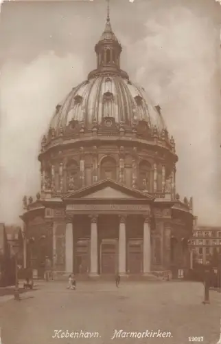 A802 Dänemark Kopenhagen Marmokirken Kirche RPPC Vintage Postkarte