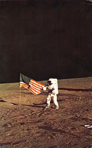 A802 US John F Kennedy Space Center NASA 2nd Moon Landing 1970 vintage postcard