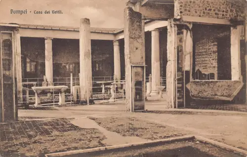 A805 Italien Pompei Casa dei Vetti Vintage Postkarte
