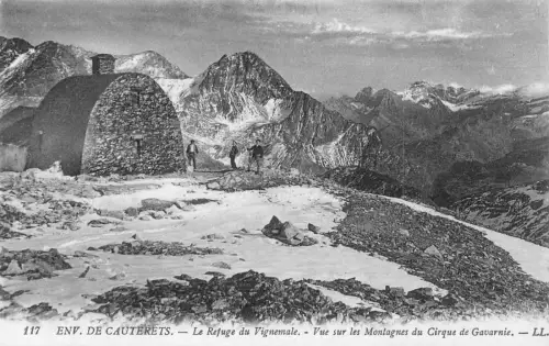 C022 Frankreich, Environs de Cauterets Le Refuge du Vignemale Vintage Postkarte