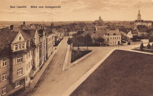 L115 Deutschland Bad Lausick Blick vom Amtsgericht Postkarte