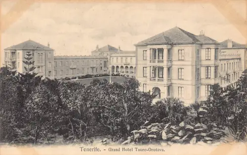 A967 Spanien Teneriffa Grand Hotel Taoro Orotava Vintage Postkarte