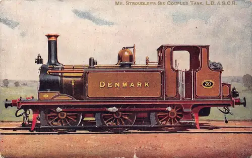 A926 Dampflokomotive Mr Stroudley's Six Coupled Tank LB&SCR Postkarte