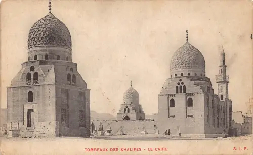 A966 Ägypten Tombeaux des Khalifes Kairo Vintage Postkarte