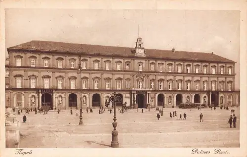 A807 Italien Napoli Neapel Palazzo Reale Vintage Postkarte