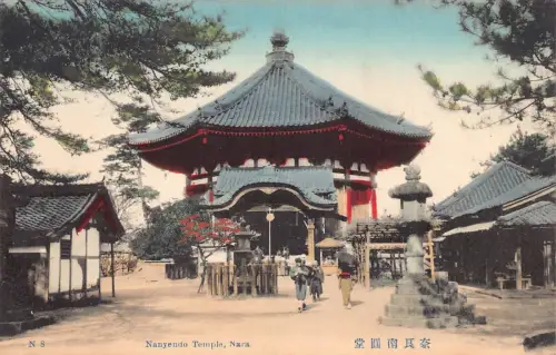 L270 Japan Nanyendo Tempel Nara Vintage Postkarte