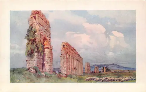 A807 Italien Rom Roma Acquedotto di Claudio Aquädukt Vintage Postkarte