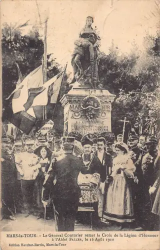 L047 Frankreich 1914 Feldpost 1. Weltkrieg Mars la Tour General Couturier Vintage Postkarte