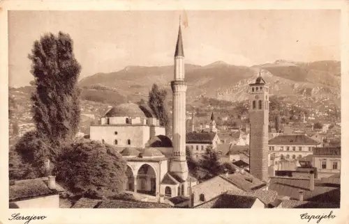 A956 Bosnien und Herzegowina Sarajevo Gazi Husrev-beg Moschee Postkarte