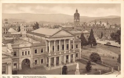 A930 Südafrika Natal Pietermaritzburg Vintage Postkarte