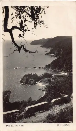 A954 Spanien 1935 Tossa de Mar Vintage Postkarte