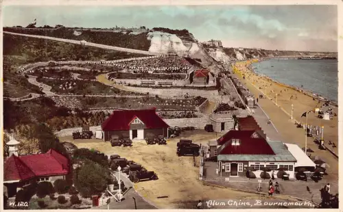 A952 England Alaun Chine and Bournemouth RPPC Vintage Postkarte