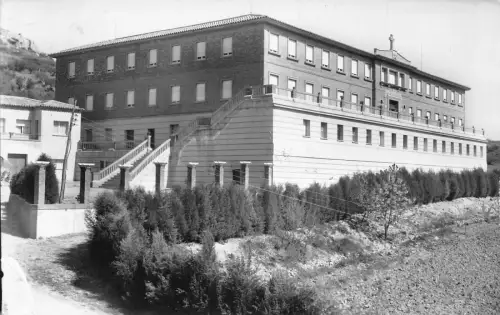 A958 Spanien 1962 Estella Haus für spirituellen Rückzug RPPC Vintage Postkarte