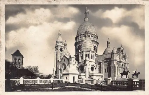 A818 Frankreich 1938 Paris Basilique du Sacre Coeur St Pierre Montmartre Postkarte
