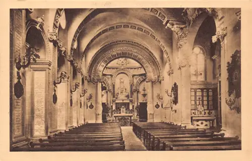 C052 Frankreich Lisieux Kathedrale Vintage Postkarte
