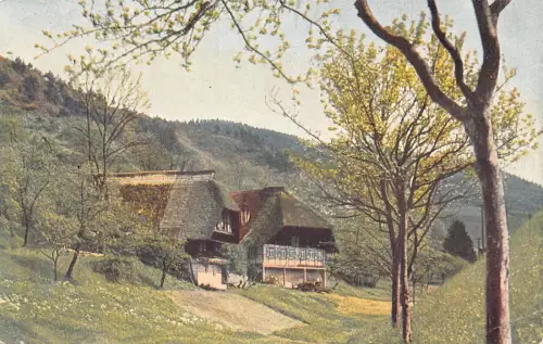 L207 Deutschland Oberndorf am Neckar Häuser Vintage Postkarte