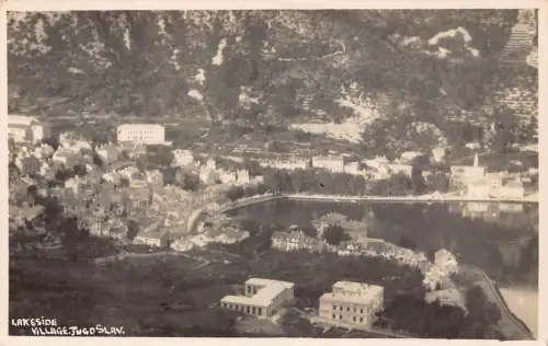 A937 Kroatien Bakar Jugoslawien See RPPC Vintage Postkarte