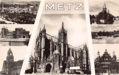 C062 Frankreich Metz Sehenswürdigkeiten Vintage Postkarte