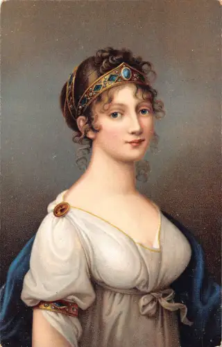 B088 Königskönigin Luise von Preußen Kunst von Joseph Grassi Vintage Postkarte