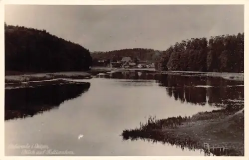 B089 Deutschland Osterode i Ostor Blick auf den See RPPC Vintage Postkarte