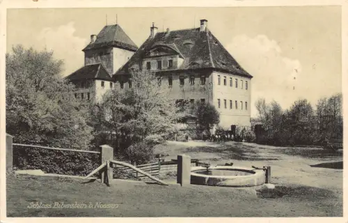 B072 Schweiz Schloss Biberstein b Burg Nossen Vintage Postkarte