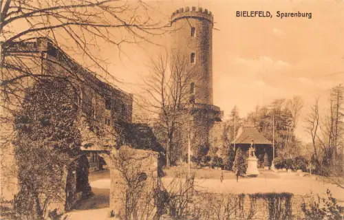 A211 Deutschland Bielefeld Schloss Sparrenberg Vintage Postkarte