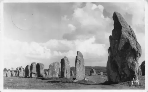 C059 Frankreich Carnac Steine 1936 Vintage Postkarte