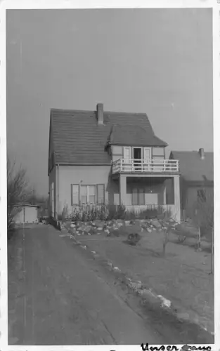 A216 Deutschland Berlin Nachbarschaft Modernes Haus RPPC Vintage Postkarte