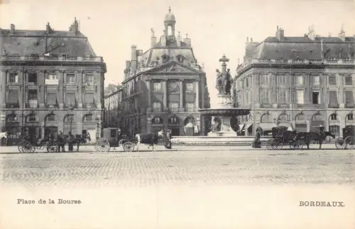 C029 Frankreich, Bordeaux Palace de la Bourse Vintage Postkarte