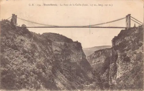 C031 Frankreich, Haute Savoie Le Pont de la Caille 1920 Vintage Postkarte