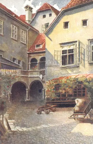 C035 Österreich, Graz Krebsenkeller Vintage Postkarte