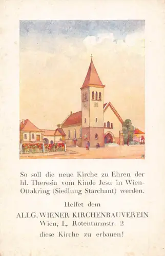 C035 Österreich, Wiener Kirchenbauverein Vintage Postkarte