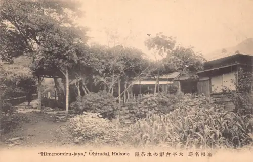 L276 Japan Himenomizu-jaya Ohiradai Hakone Vintage Postkarte