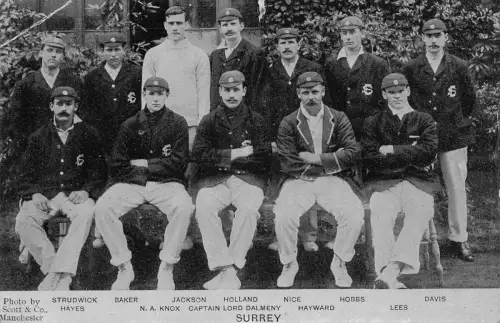 L533 England Surrey Cricket Team Sport Vintage Postkarte