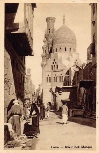 B220 Ägypten Kairo Kheir Bek Moschee Vintage Postkarte