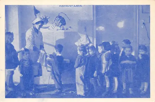 L283 Jugoslawien 1951 Kinderschutz Postkarte