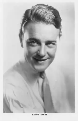 Schauspieler Filmstar Lewis Ayres Picturegoer Serie RPPC Postkarte
