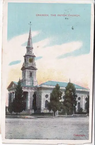 Südafrika 1909 Cradock The Dutch Church Vintage Postkarte