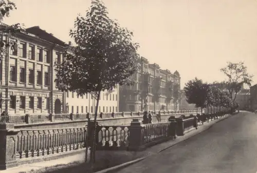 Russland Gribojedow Kanalufer St Peterburg Leningrad Vintage Postkarte B873