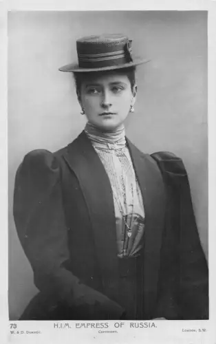 L397 Russland Königskaiserin Zarin Alexandra Feodorowna Vintage Postkarte