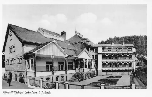 A109 Deutschland Höhenluftkurort Schmitten i Taunus Kurhaus Ochs Pension Postkarte