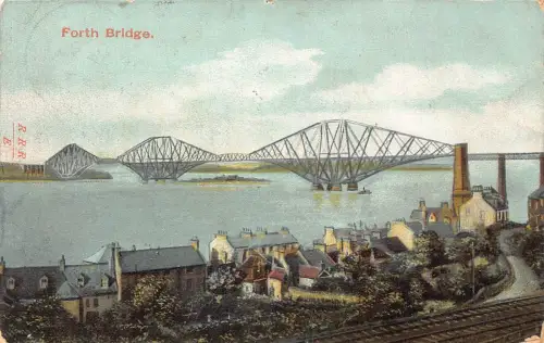 A203 England 1905 Forth Bridge Vintage Postkarte