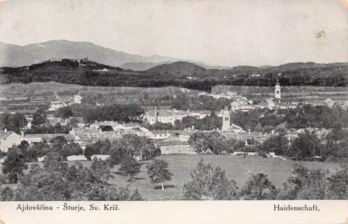 L086 Slowenien 1916 Ajdovscina Gesamtansicht Postkarte