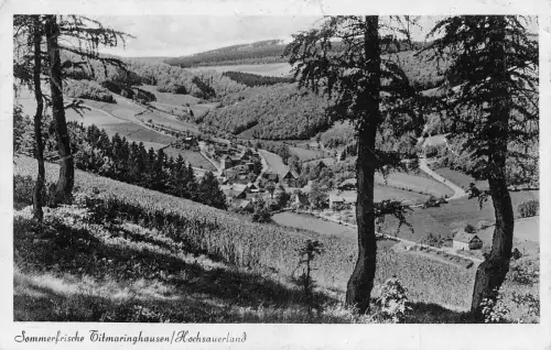 A209 Deutschland Sommerfrische Titmaringhausen Hochsauerland Vintage Postkarte