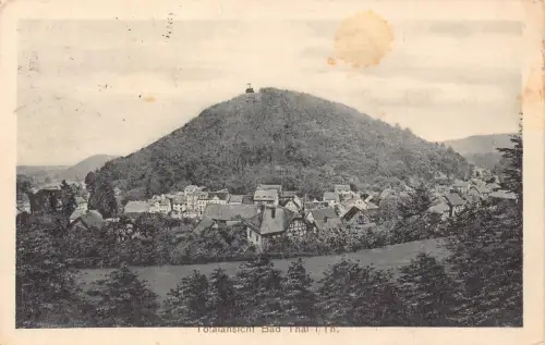 A209 Deutschland 1927 Bad Thali Th Waldfrieden Hotel und Restaurant Postkarte