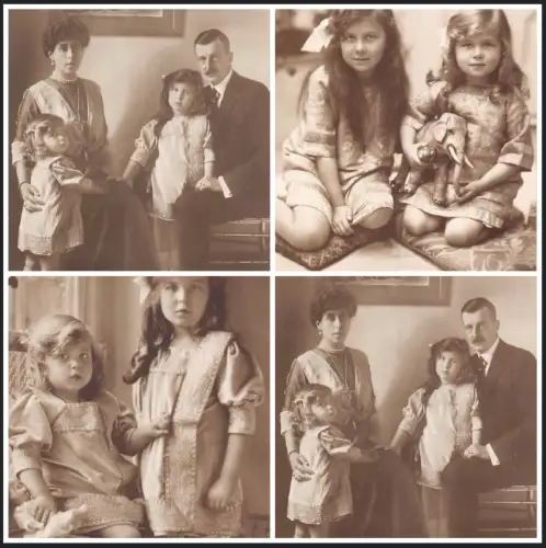 Russland Royalty 4 Vintage Postkarten L558