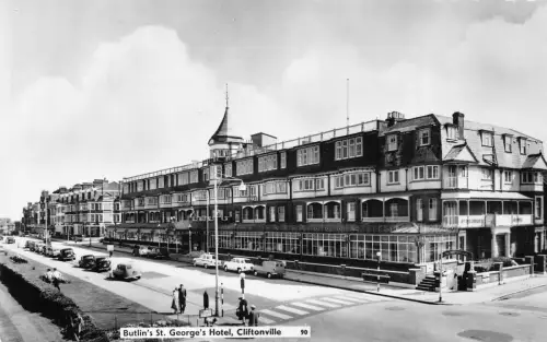 B128 England Butlin's St George's Hotel Cliftonville RPPC Vintage Postkarte