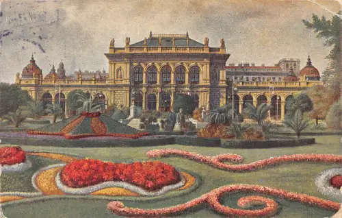 B098 Österreich Wien Wien Kursalon im Stadtpark Park Vintage Postkarte