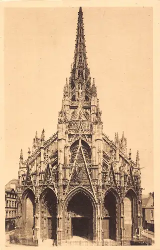 B092 Frankreich Rouen Eglise Saint Maclou Kirche Vintage Postkarte